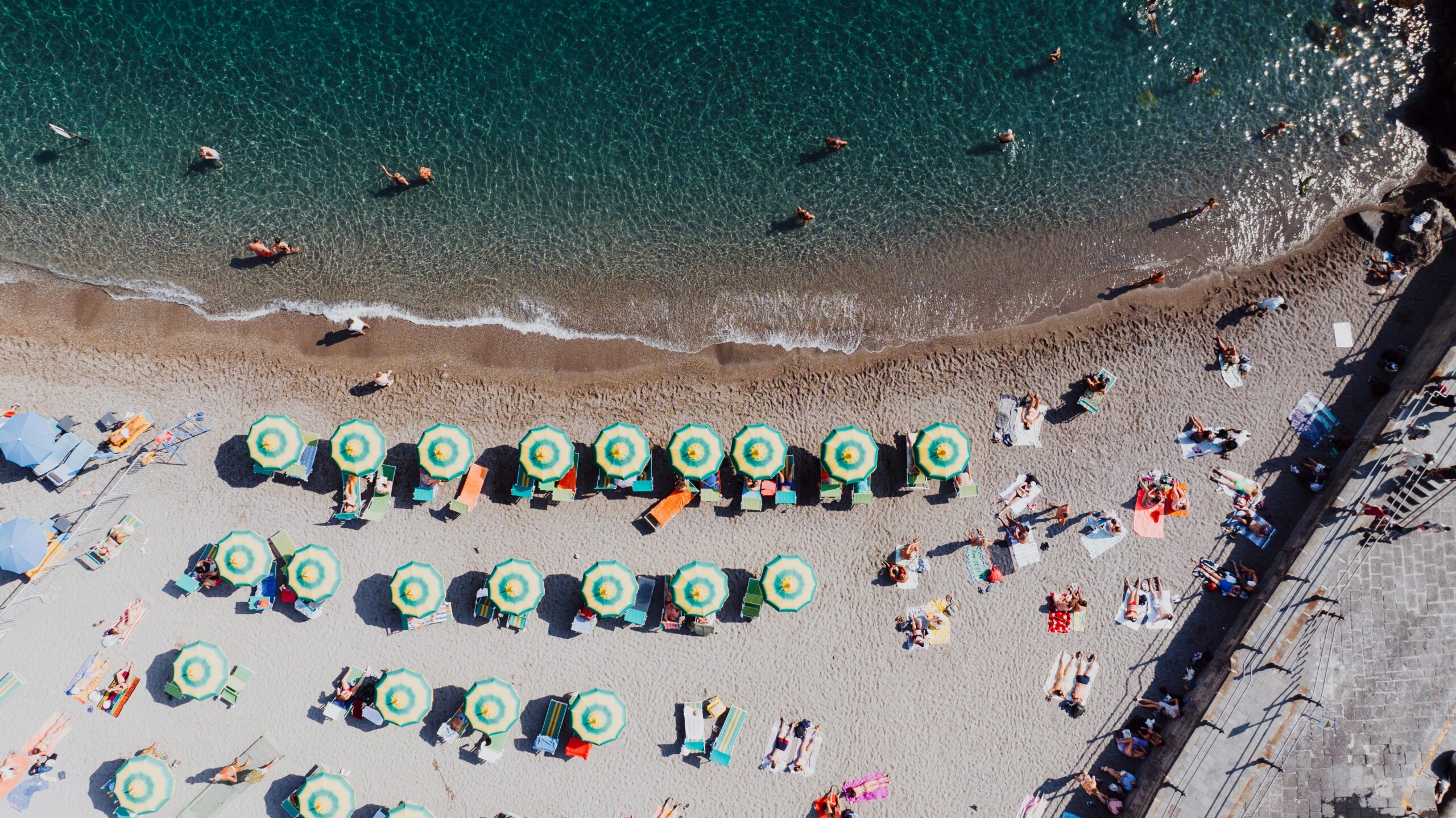 Main beach in Amalfi on the Amalfi Coast